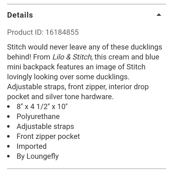 NWT Loungefly Lilo and Stitch mini backpack and cardholder - Picture 7 of 16